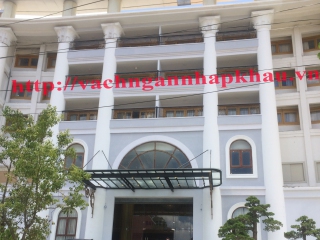 Thi công vách ngăn vệ sinh compact cho khách sạn 5 sao Bavico Đà Lạt Lâm Đồng
