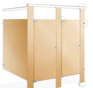 Lựa chọn và lắp đặt vách ngăn vệ sinh compact HPL 