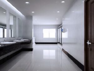 Nhà vệ sinh với thiết kế độc đáo sử dụng vách ngăn đẹp