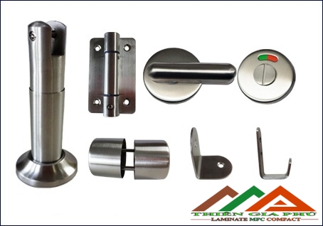 Phụ kiện vách vệ sinh - Báo giá phụ kiện vách ngăn vệ sinh compact HPL MFC