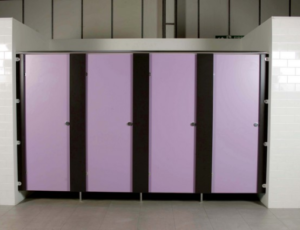 Sử dụng vách ngăn vệ sinh chịu nước làm toilet